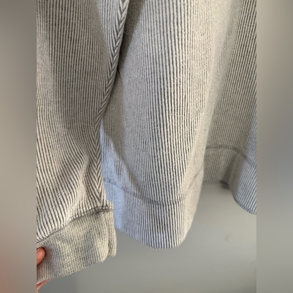 VTG Pro Edge Penn State Long Sleeve Sweatshirt Gray White Stripes Size L - Picture 5 of 10